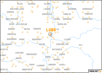 map of Luba