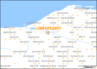 map of Lübbersdorf