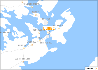 map of Lubec