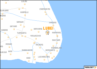 map of Lubei