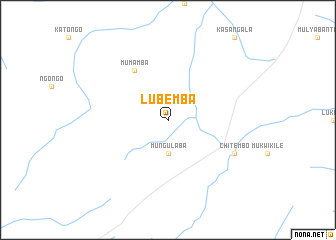 map of Lubemba