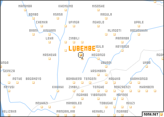 map of Lubembe