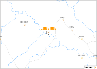 map of Lubende