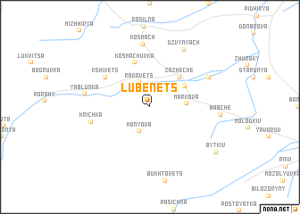 map of Lubenets