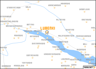 map of Lubenki