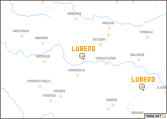 map of Lubero