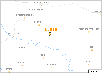 map of Luber