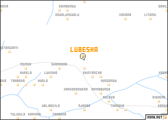 map of Lubesha