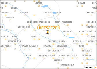 map of Lubeszczek