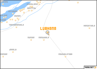 map of Lubhāna