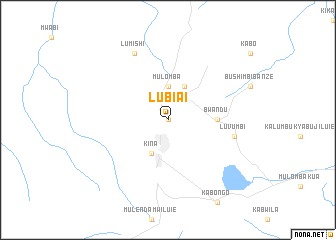 map of Lubiai