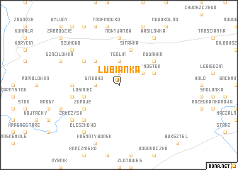 map of Łubianka