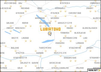 map of Lubiatowo