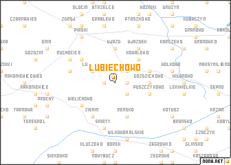 map of Lubiechowo