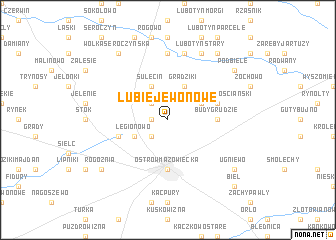 map of Lubiejewo Nowe