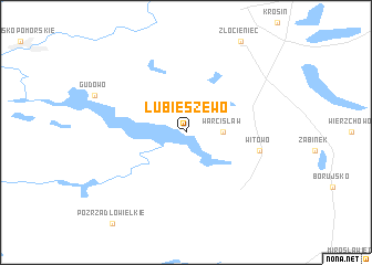 map of Lubieszewo