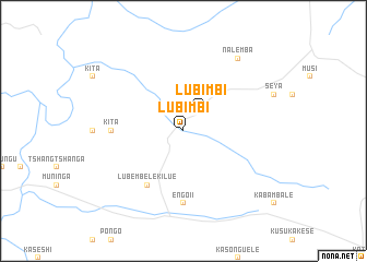 map of Lubimbi