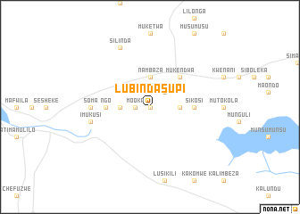 map of Lubinda Supi