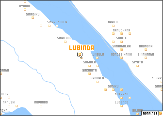 map of Lubinda
