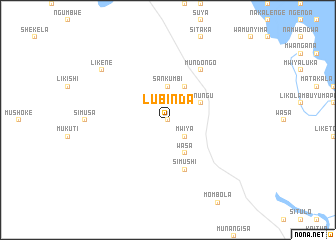 map of Lubinda