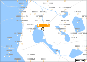 map of Lubinda