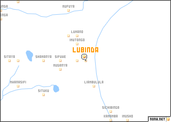 map of Lubinda
