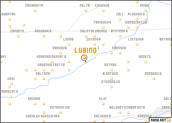 map of Lubino