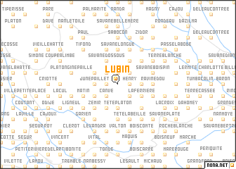 map of Lubin