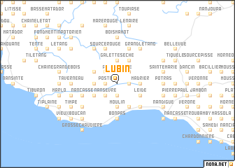 map of Lubin