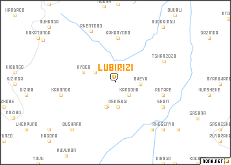 map of Lubirizi