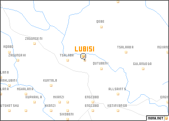 map of Lubisi