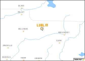 map of Lublin