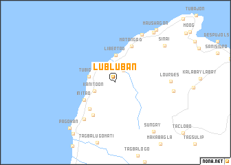 map of Lubluban
