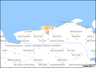 map of Lubmin