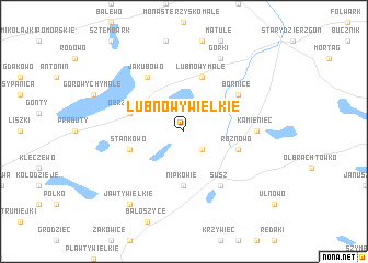 map of Lubnowy Wielkie