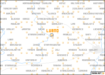 map of Lubno