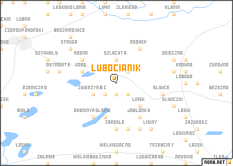 map of Lubocianik