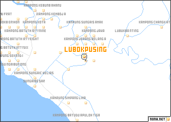 map of Lubok Pusing