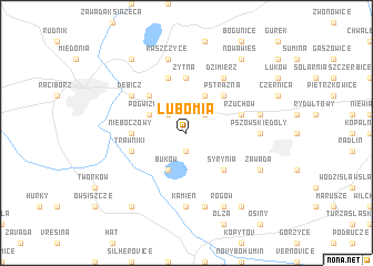 map of Lubomia