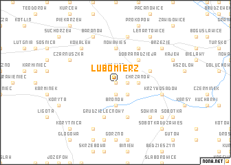 map of Lubomierz