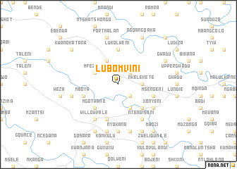 map of Lubomvini