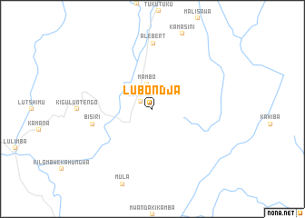 map of Lubondja