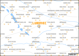 map of Luboniec
