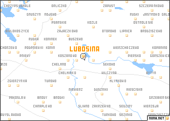 map of Lubosina