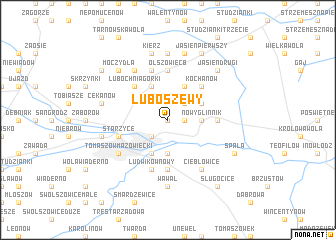 map of Luboszewy