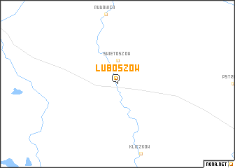 map of Luboszów