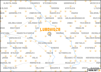 map of Lubowidza