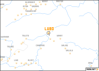 map of Lubo