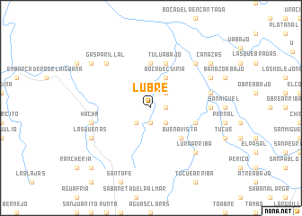 map of Lubré