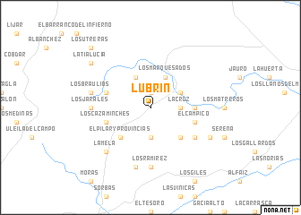 map of Lubrín